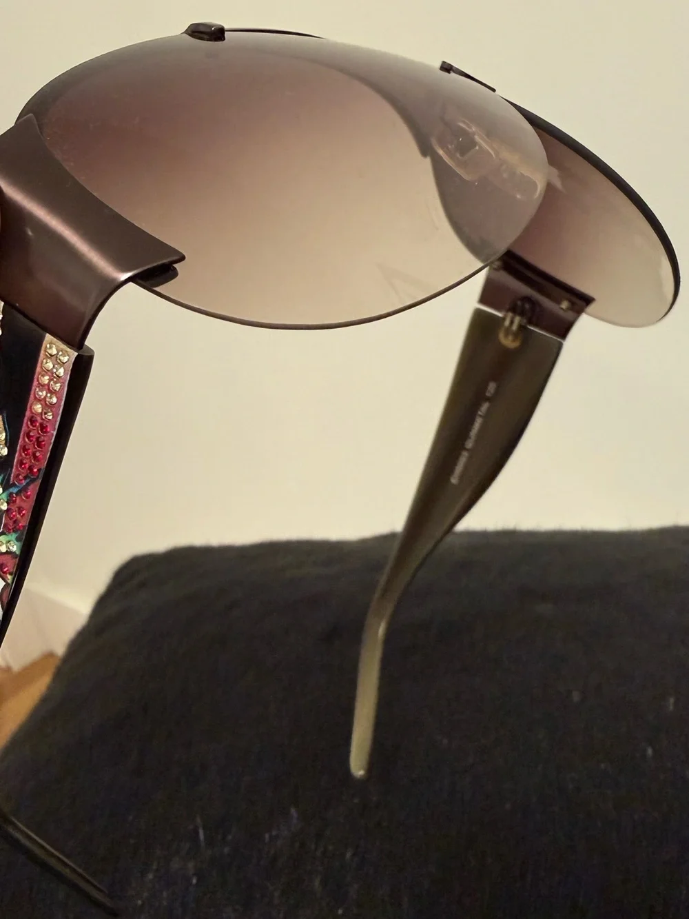 Ed Hardy Vintage Embellished Sunglasses